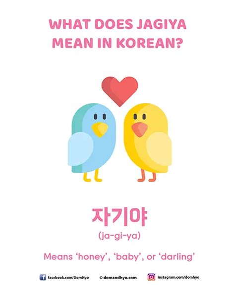jagiya meaning in korean